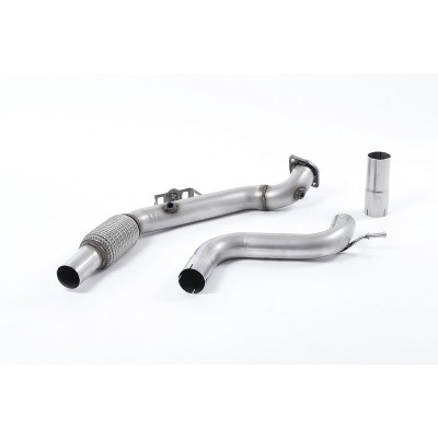 SSXFD172 Milltek Downpipe De-Cat  Ford Mustang S650 Fastback 2.3 EcoBoost scarico sportivo terminale marmitta decat skat 200 cel