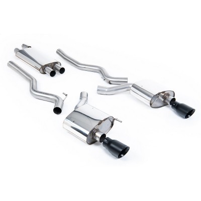 SSXFD174 Milltek Cat-back Resonated Ford Mustang S650 Fastback 2.3 EcoBoost scarico sportivo terminale marmitta decat skat 200 c