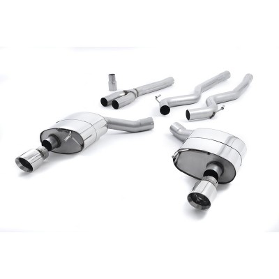 SSXFD175 Milltek Cat-back Non-resonated Ford Mustang S650 Fastback 2.3 EcoBoost scarico sportivo terminale marmitta decat skat 2