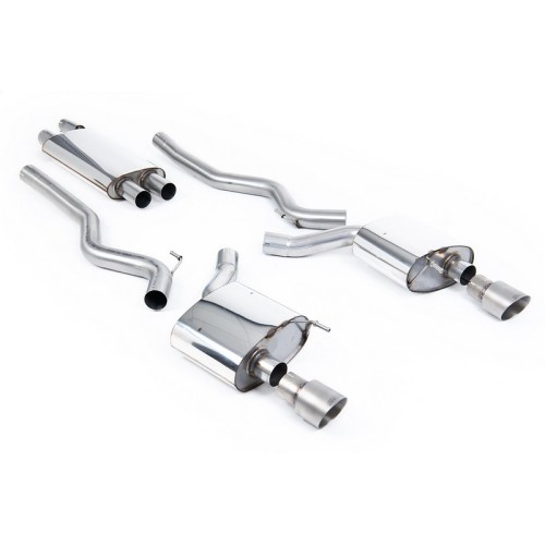 SSXFD224 Milltek Cat-back Resonated Ford Mustang S650 Fastback 2.3 EcoBoost scarico sportivo terminale marmitta decat skat 200 c