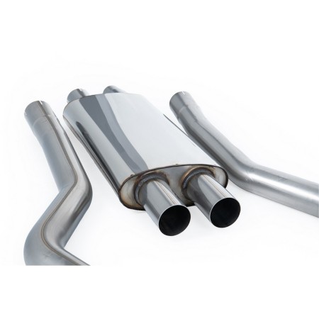 SSXFD434 Milltek Cat-back Resonated Ford Mustang S650 Fastback 2.3 EcoBoost scarico sportivo terminale marmitta decat skat 200 c