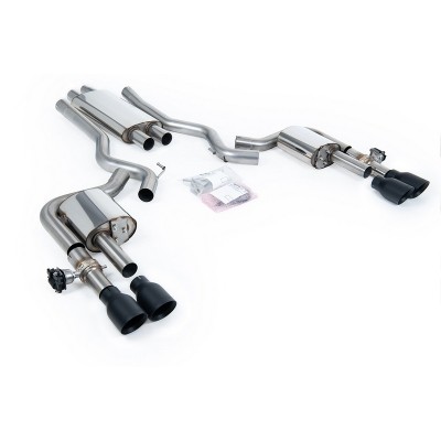 SSXFD435 Milltek Cat-back Resonated Ford Mustang S650 Fastback 2.3 EcoBoost scarico sportivo terminale marmitta decat skat 200 c