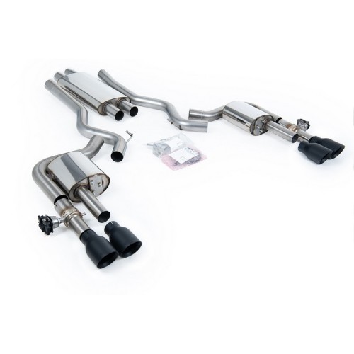 SSXFD435 Milltek Cat-back Resonated Ford Mustang S650 Fastback 2.3 EcoBoost scarico sportivo terminale marmitta decat skat 200 c