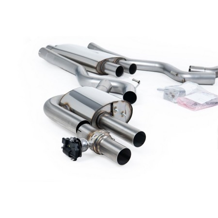 SSXFD436 Milltek Cat-back Resonated Ford Mustang S650 Fastback 2.3 EcoBoost scarico sportivo terminale marmitta decat skat 200 c