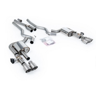 SSXFD439 Milltek Cat-back Non-resonated Ford Mustang S650 Fastback 2.3 EcoBoost scarico sportivo terminale marmitta decat skat 2