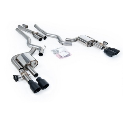 SSXFD440 Milltek Cat-back Non-resonated Ford Mustang S650 Fastback 2.3 EcoBoost scarico sportivo terminale marmitta decat skat 2