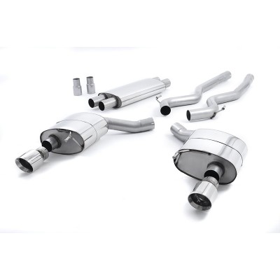 SSXFD152 Milltek Cat-back Resonated Ford Mustang Fastback 5.0 V8 GT scarico sportivo terminale marmitta decat skat 200 celle