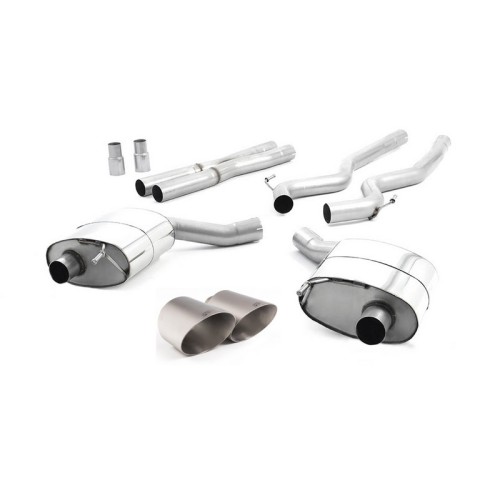 SSXFD218 Milltek Cat-back Non-resonated Ford Mustang Fastback 5.0 V8 GT scarico sportivo terminale marmitta decat skat 200 celle