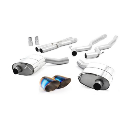 SSXFD219 Milltek Cat-back Non-resonated Ford Mustang Fastback 5.0 V8 GT scarico sportivo terminale marmitta decat skat 200 celle