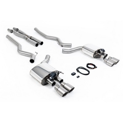 SSXFD228 Milltek Cat-back Ford Mustang Fastback 5.0 V8 GT scarico sportivo terminale marmitta decat skat 200 celle