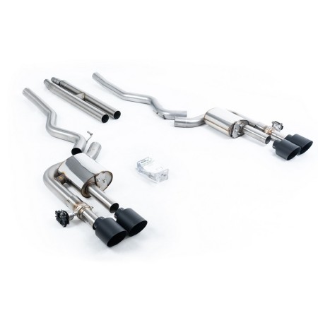 SSXFD421 Milltek Cat-back Ford Mustang S650 Fastback 5.0 V8 Dark Horse scarico sportivo terminale marmitta decat skat 200 celle