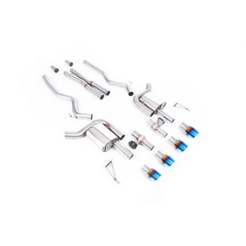 SSXFD428 Milltek Cat-back Ford Mustang S650 Fastback 5.0 V8 GT scarico sportivo terminale marmitta decat skat 200 celle