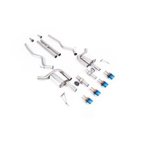 SSXFD432 Milltek Cat-back Ford Mustang S650 Fastback 5.0 V8 GT scarico sportivo terminale marmitta decat skat 200 celle