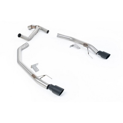 SSXFD443 Milltek Axle Back Ford Ranger 2.0 TDCI 205cv scarico sportivo terminale marmitta decat skat 200 celle