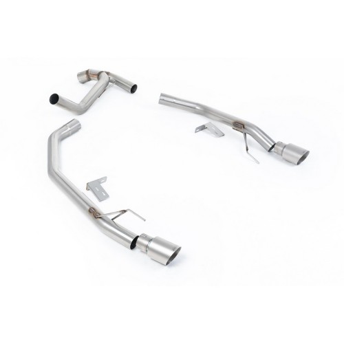 SSXFD445 Milltek Axle Back Ford Ranger 2.0 TDCI 205cv scarico sportivo terminale marmitta decat skat 200 celle