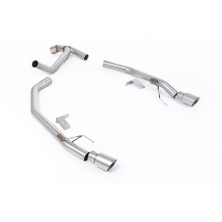 SSXFD445 Milltek Axle Back Ford Ranger 2.0 TDCI 205cv scarico sportivo terminale marmitta decat skat 200 celle