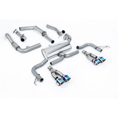 SSXHO235 Milltek Cat-back Honda Civic FK2 2.0 Type-R scarico sportivo terminale marmitta decat skat 200 celle