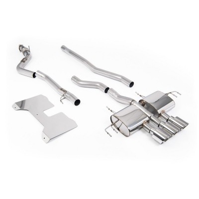 SSXHO294 Milltek Cat-back Non-resonated Honda Civic FL5 2.0 Type-R scarico sportivo terminale marmitta decat skat 200 celle