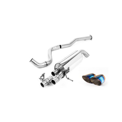 SSXHY156 Milltek Particulate Filter-back Non-resonated Hyundai i20 i20N 1.6 204cv scarico sportivo terminale marmitta decat skat