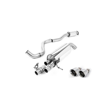 SSXHY158 Milltek Particulate Filter-back Resonated Hyundai i20 i20N 1.6 204cv scarico sportivo terminale marmitta decat skat 200