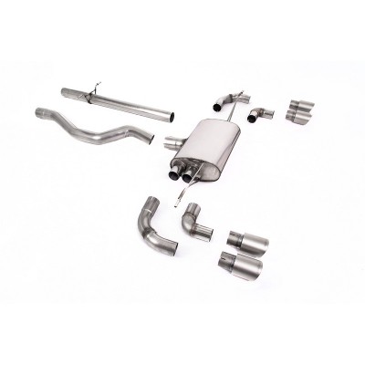 SSXLR137 Milltek Particulate Filter-back Non-resonated Land Rover / Range Rover Defender 110 2.0 P300/P400e scarico sportivo ter