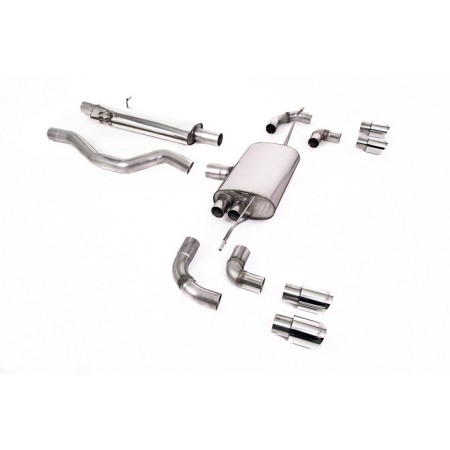 SSXLR100 Milltek Particulate Filter-back Land Rover / Range Rover Defender 110 3.0 P400 scarico sportivo terminale marmitta deca