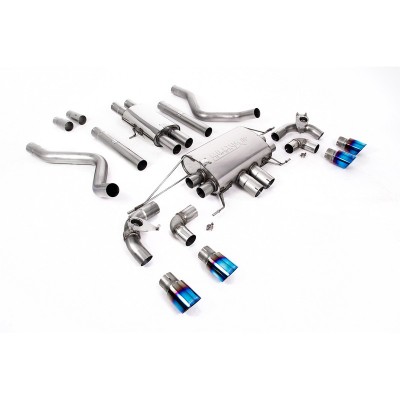 SSXLR123 Milltek Particulate Filter-back Resonated Land Rover / Range Rover Defender 110 5.0 V8 525cv scarico sportivo terminale