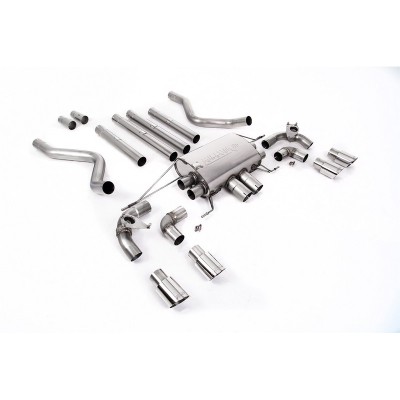 SSXLR125 Milltek Particulate Filter-back Non-resonated Land Rover / Range Rover Defender 110 5.0 V8 525cv scarico sportivo termi