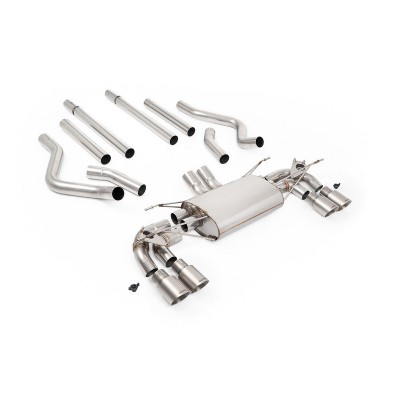 SSXLR236 Milltek Cat-back Non-resonated Land Rover / Range Rover Defender 130 5.0 V8 500cv scarico sportivo terminale marmitta d