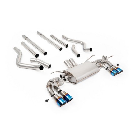 SSXLR237 Milltek Cat-back Non-resonated Land Rover / Range Rover Defender 130 5.0 V8 500cv scarico sportivo terminale marmitta d