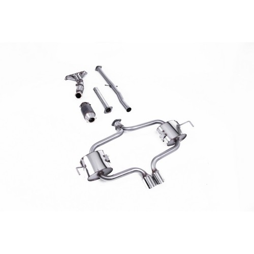 SSXM009 Milltek Sistema completo con Cat sportivo Non-resonated Mini Mk1 R53 Cooper S scarico sportivo terminale marmitta decat 