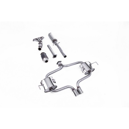SSXM013 Milltek Sistema completo con Cat sportivo Resonated Mini Mk1 R53 Cooper S scarico sportivo terminale marmitta decat skat
