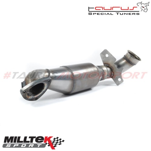 SSXM015 Milltek Downpipe con Cat sportivo Mini Mk2 R58 Coupe Cooper S scarico sportivo terminale marmitta decat skat 200 celle