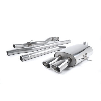 SSXM024 Milltek Cat-back Non-resonated Mini Mk2 R58 Coupe Cooper S scarico sportivo terminale marmitta decat skat 200 celle