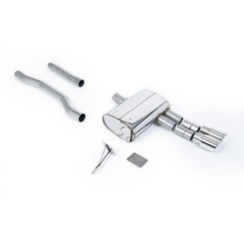 SSXM461 Milltek Particulate Filter-back Mini Mk3 F55 Cooper S LCI Restyling scarico sportivo terminale marmitta decat skat 200 c