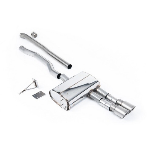 SSXM469 Milltek Cat-back Non-resonated Mini Mk3 F55 Cooper S LCI Restyling scarico sportivo terminale marmitta decat skat 200 ce