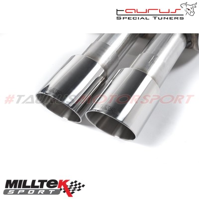 SSXM407 Milltek Cat-back Resonated Mini Mk3 F56 Cooper S / JCW Pre-restyling scarico sportivo terminale marmitta decat skat 200  2
