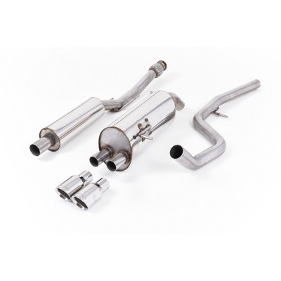 SSXPE106 Milltek Cat-back Resonated Peugeot 208 GTi 1.6 scarico sportivo terminale marmitta decat skat 200 celle