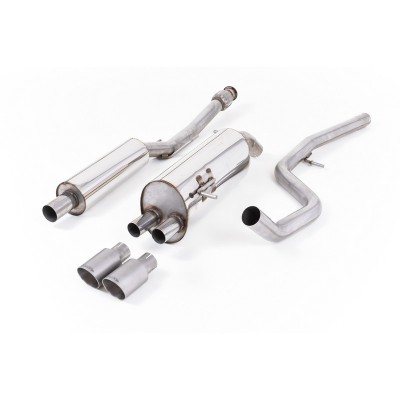 SSXPE110 Milltek Cat-back Resonated Peugeot 208 GTi 1.6 scarico sportivo terminale marmitta decat skat 200 celle