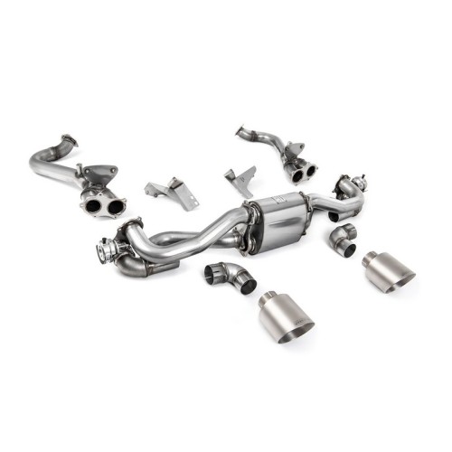 SSXPO164 Milltek Cat-back Porsche Boxster 718 GTS 4.0 cambio manuale dopo il 02/2020 scarico sportivo terminale marmitta decat s