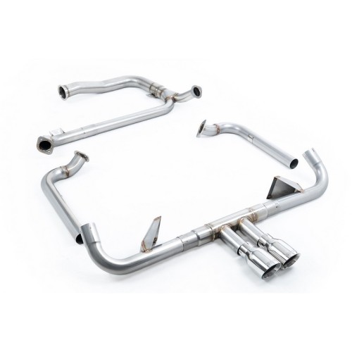SSXPO144 Milltek Sistema completo con tubo sostituzione cat Porsche Cayman 718 GTS 2.5 scarico sportivo terminale marmitta decat