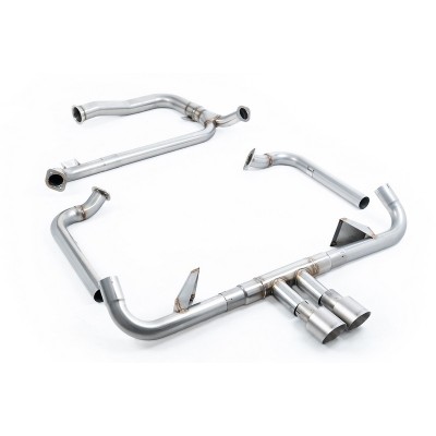 SSXPO146 Milltek Sistema completo con tubo sostituzione cat Porsche Cayman 718 GTS 2.5 scarico sportivo terminale marmitta decat