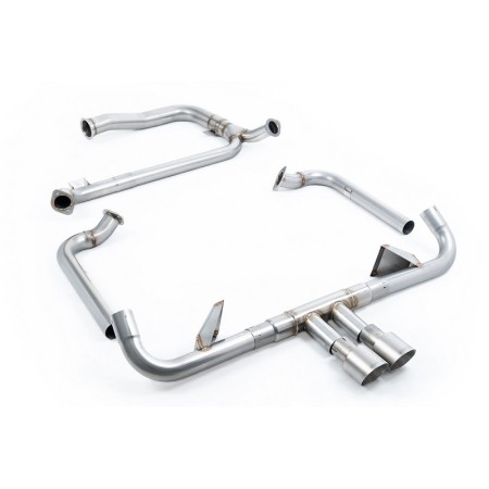 SSXPO146 Milltek Sistema completo con tubo sostituzione cat Porsche Cayman 718 GTS 2.5 scarico sportivo terminale marmitta decat