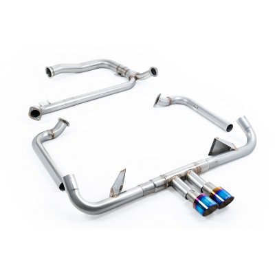 SSXPO147 Milltek Sistema completo con tubo sostituzione cat Porsche Cayman 718 GTS 2.5 scarico sportivo terminale marmitta decat