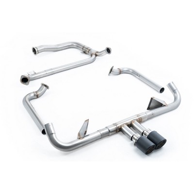 SSXPO148 Milltek Sistema completo con tubo sostituzione cat Porsche Cayman 718 GTS 2.5 scarico sportivo terminale marmitta decat