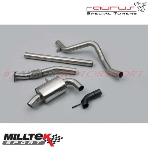 SSXRN402 Milltek Cat-back Non-resonated Renault Megane Mk3 RS 250/265 incl. Cup/Trophy scarico sportivo terminale marmitta decat