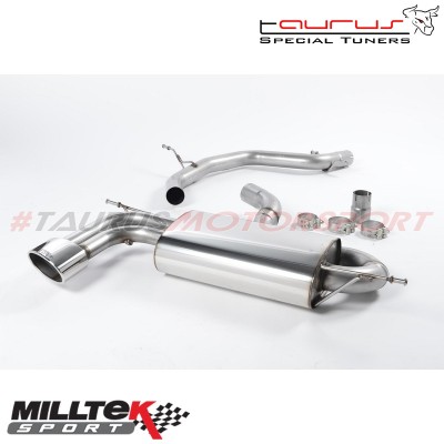 SSXSE119 Milltek Cat-back Non-resonated Seat Leon 1P 2.0 Tfsi Cupra 240cv scarico sportivo terminale marmitta decat skat 200 cel 2
