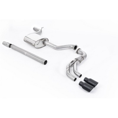 SSXSE193 Milltek Cat-back Non-resonated Seat Leon 5F 1.8 TSI FR 180cv scarico sportivo terminale marmitta decat skat 200 celle