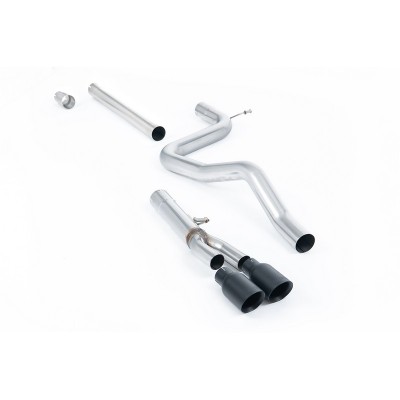 SSXSE176 Milltek Cat-back Non-resonated Seat Leon 5F 2.0 TDI FR 150cv scarico sportivo terminale marmitta decat skat 200 celle