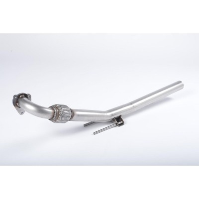 SSXSE111 Milltek Downpipe De-Cat  Skoda Fabia vRS TDI scarico sportivo terminale marmitta decat skat 200 celle